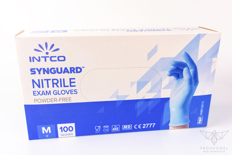 INTCO SynGuard Nitril - Handschuhe - Verpackung - Vorne - 100 Stück
