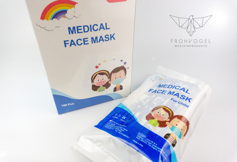 TUORen Medizinische Gesichtsmaske - OP-Maske für Kinder - Paket - Packung TUORen Medizinische Gesichtsmaske - OP-Maske für Kinder - Paket - Packung