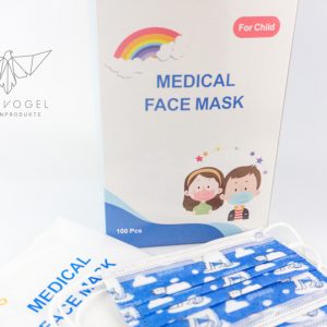 TUORen Medizinische Gesichtsmaske - OP-Maske für Kinder - Paket - Vorne - Packung - 100 Stück TUORen Medizinische Gesichtsmaske - OP-Maske für Kinder - Paket - Vorne - Packung - 100 Stück