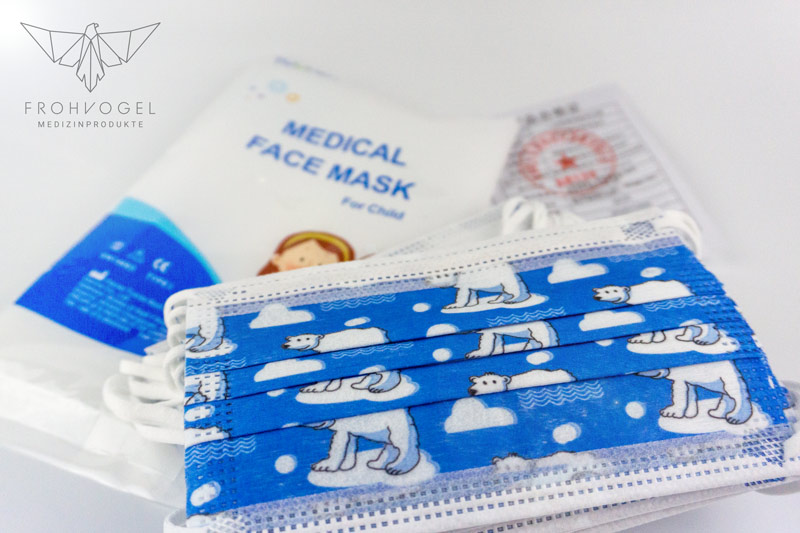 TUORen Medizinische Gesichtsmaske - OP-Maske für Kinder - Paket TUORen Medizinische Gesichtsmaske - OP-Maske für Kinder - Paket